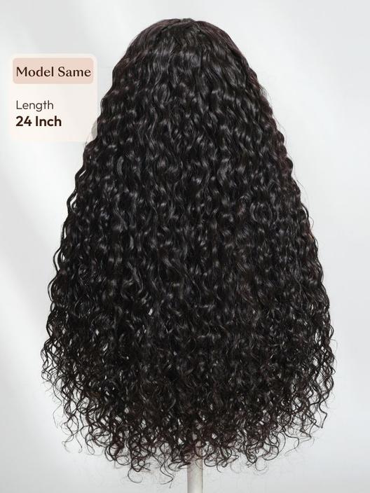 UBetter 7x5 Glueless Non-slip Water Wave with Drawstring Pre-Everything Ready-to-Wear With Baby Hair Wig
