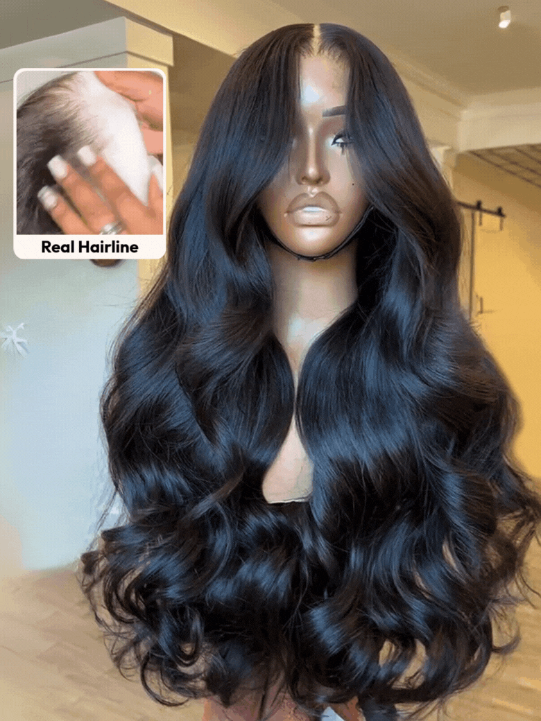 UBetter 13x4 HD Lace Glueless Non-slip Body Wave Wig Pull & Go Fit Ear-to-Ear with Invisi Drawstring  Pre-Everything Ready-to-Wear