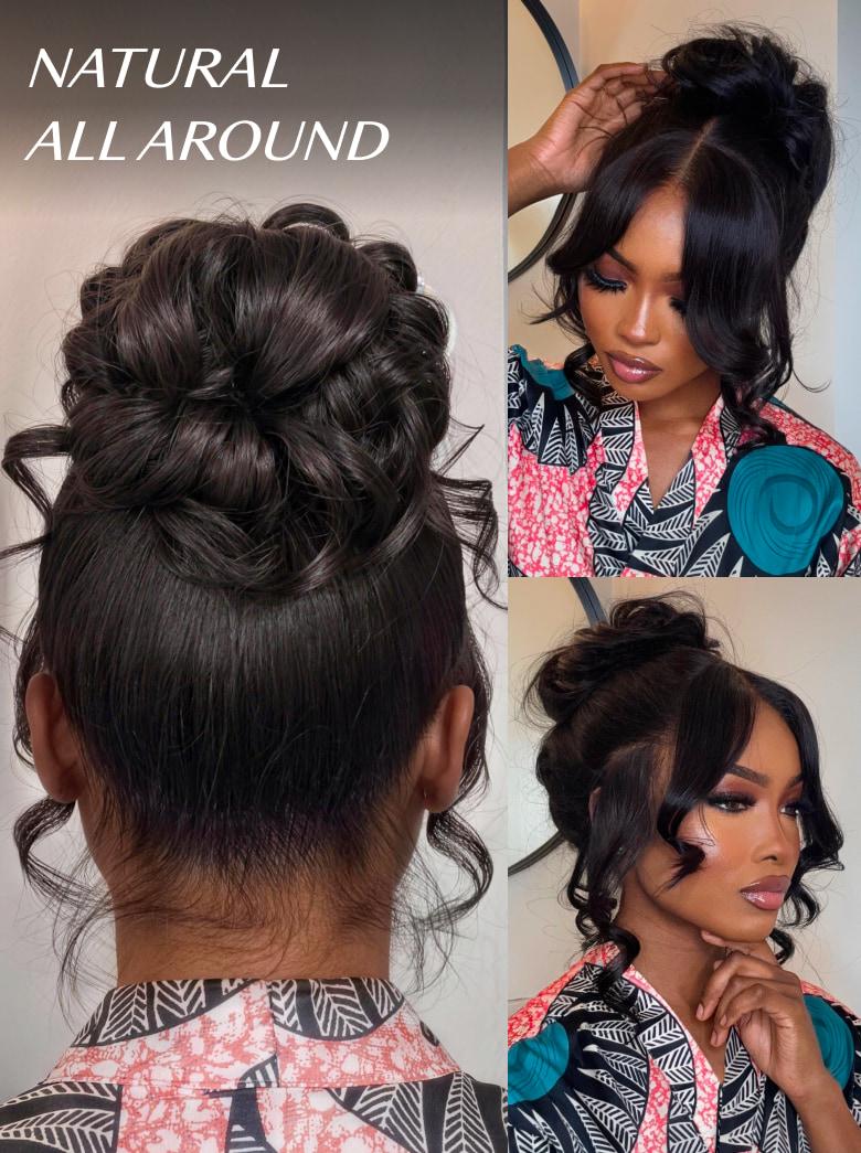 UBetter 13x4 HD Lace Glueless Non-slip Body Wave Wig Pull & Go Fit Ear-to-Ear with Invisi Drawstring  Pre-Everything Ready-to-Wear