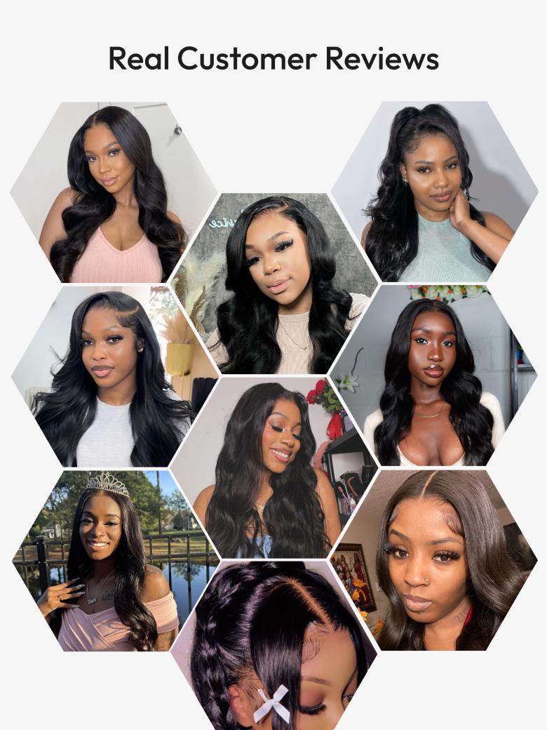 UBetter 13x4 HD Lace Glueless Non-slip Body Wave Wig Pull & Go Fit Ear-to-Ear with Invisi Drawstring  Pre-Everything Ready-to-Wear