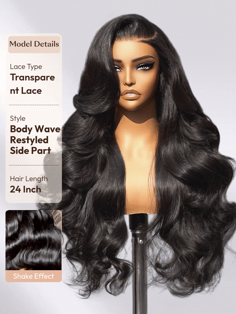 UBetter 13x4 HD Lace Glueless Non-slip Body Wave Wig Pull & Go Fit Ear-to-Ear with Invisi Drawstring  Pre-Everything Ready-to-Wear
