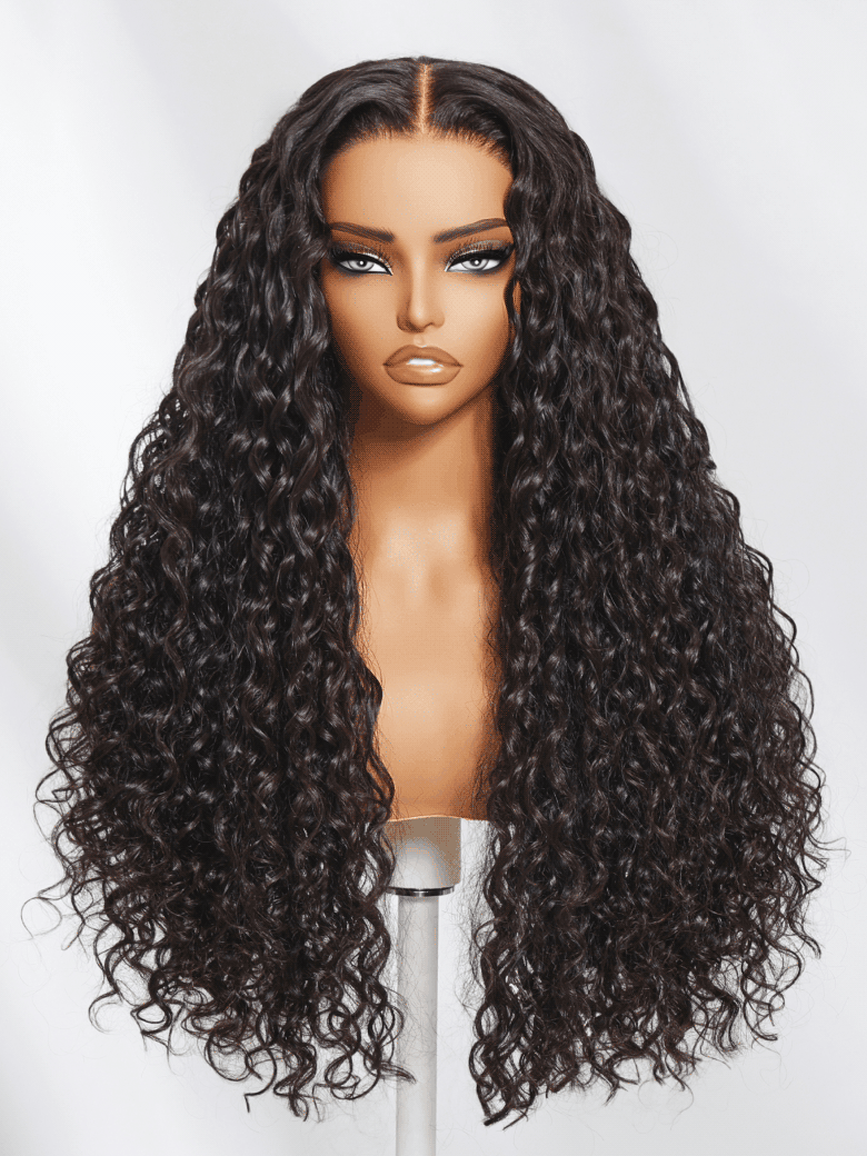 UBetter 7x5 Glueless Non-slip Water Wave with Drawstring Pre-Everything Ready-to-Wear With Baby Hair Wig